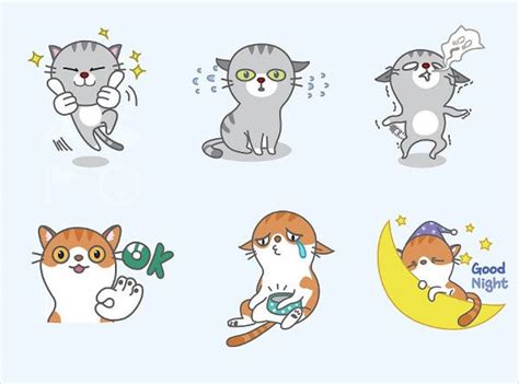 Cat Vector Emoticons Cat Vector Emoticon Cats Images