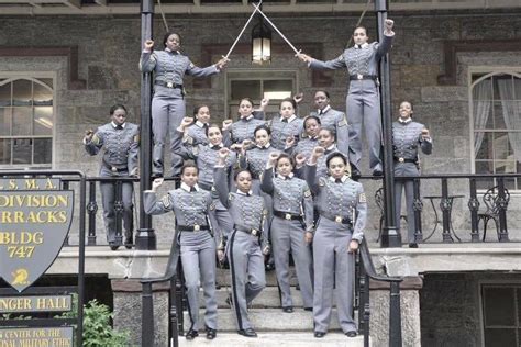 Raised Fist Photo By Black Women At West Point Spurs Inquiry The New York Times