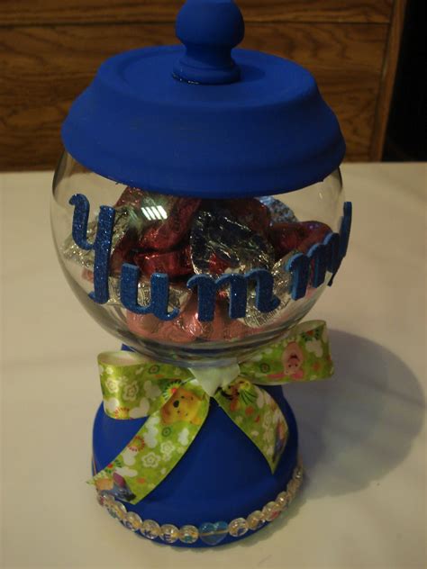Home Made Bubble Gum Candy Jars