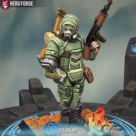 Stalker Made With Hero Forge Character Design Hero Character