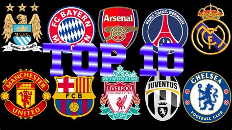 Top 10 Best Paid Football Clubs By Average Weekly Wagesalary Youtube