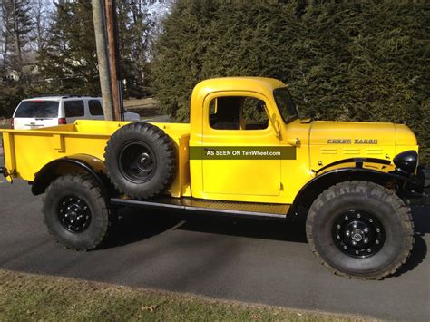 1947 Dodge Power Wagon Wdx Pick Up Truck