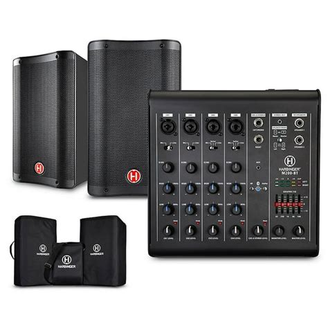 Harbinger M200 Bt Portable Pa System With Bluetooth And Custom Carry