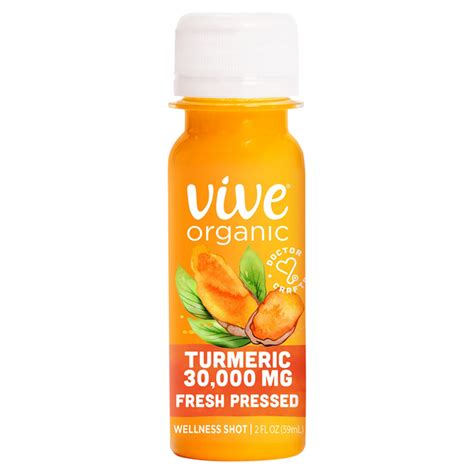 Save On Vive Organic Wellness Shot Turmeric 30000 Mg Order Online