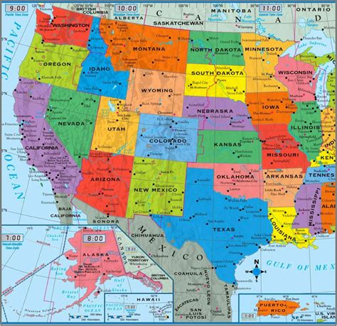 Kappa Superior Mapping Company United States Poster Size Wall Map 40 X