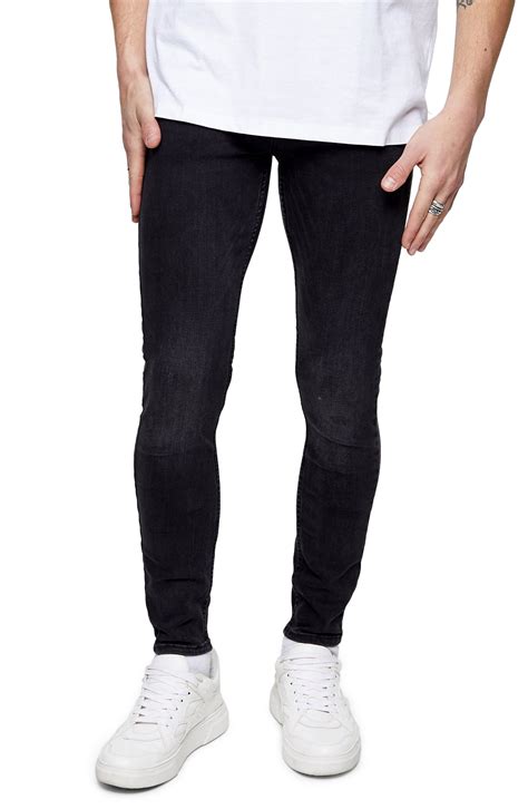 Men’s Topman Super Skinny Jeans Size 30 X 30 Black The Fashionisto