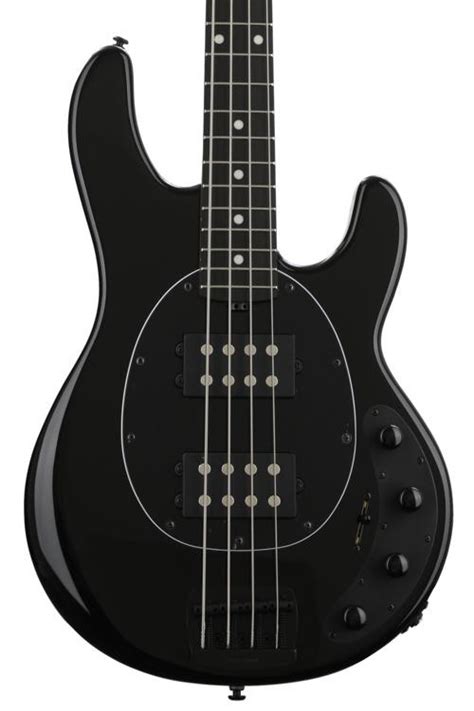 Ernie Ball Music Man Stingray Special Hh Bass Guitar Jet Black With