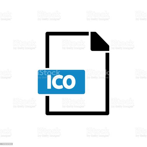 Ico File Format Icon Stock Illustration Stock Illustration Download