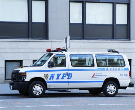 Nypd Traffic Control Van In Manhattan Editorial Stock Image Image Of