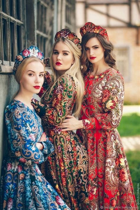 Russian Traditional Dress Traditional Fashion Traditional Dresses