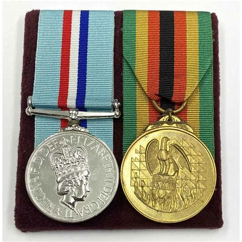 Rhodesia 1980 Named Royal Signals Liverpool Medals