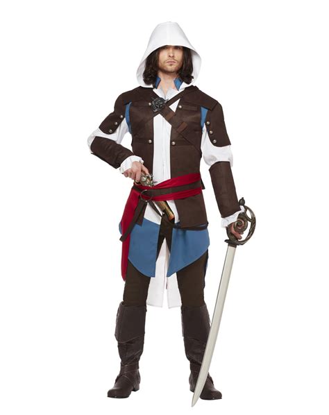 Online Store Spirit Halloween Adult Edward Kenway Costume Assassin S