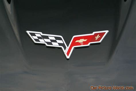 C6 Z06 Corvette Front Emblem Picture