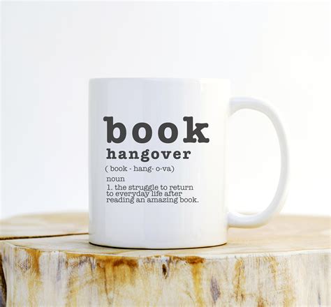 book hangover mug book lover mug bookworm t bookworm etsy uk