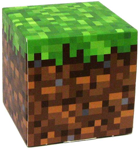 Minecraft Lot of 20 Grass Blocks Papercraft Jazwares - ToyWiz