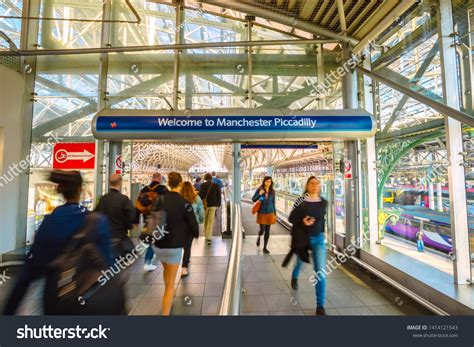 Manchester Piccadilly Station Over Royalty Free Licensable Stock