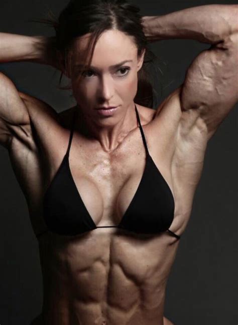 Fitness Muscle Motivation Girlpower Muscular Woman Bodybuilding