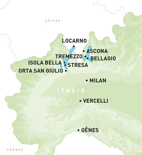 Haut Imagen Carte Des Lacs Italiens Fr Thptnganamst Edu Vn