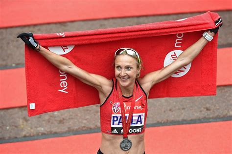 London Marathon 2015 Paula Radcliffe Thanks The Fans After Finishing