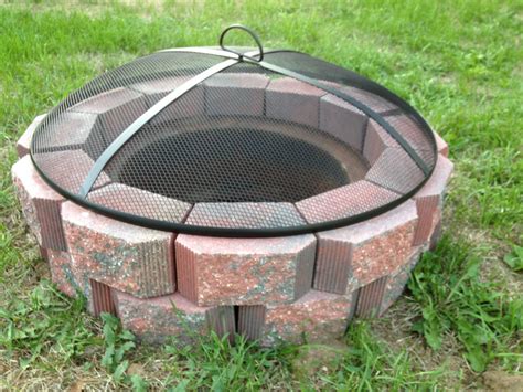 Click to add item alpine outdoor fireplace with 1 wood box project material list 8' 9 w x 3' 10 d to the compare list. I just created my first fire pit with a ring I found ...