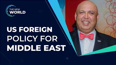 Sajid Tarar Explains Us Foreign Policy Towards Middle Easti2u2 And Why