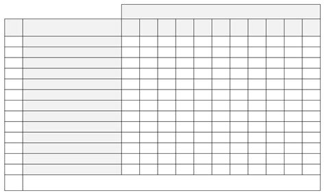 10 Best Printable Blank Chart With Lines