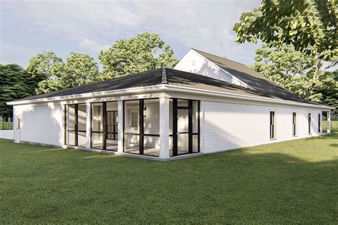 Multi Generational Modern Farmhouse With Wraparound Porch 70759mk