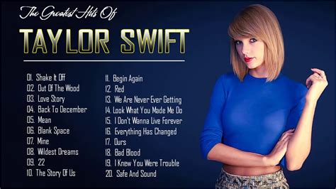 Taylor Swift Greatest Hits Full Album YouTube
