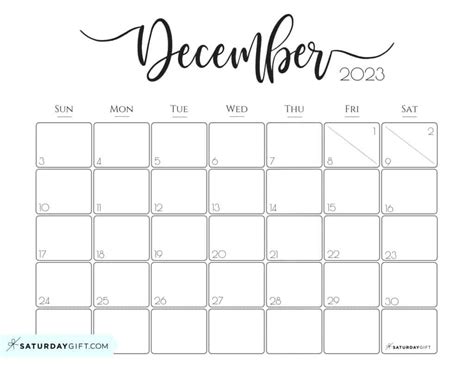 December 2023 Calendar Landscape Printable Get Calendar 2023 Update