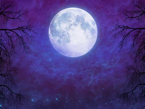 1024x768 Artistic Full Moon In Starry Night Sky 1024x768 Resolution
