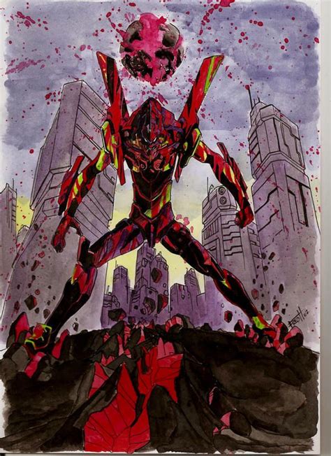 Eva Unit 01 By Fredhild On Deviantart Evangelion Neon Genesis