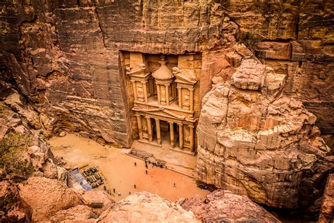 Beautiful Aerial View Of The Petra