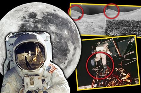 nasa moon landing photographs prove mission was fake daily star
