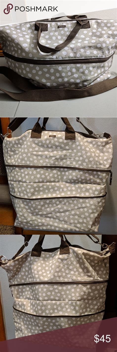 Thirty One Expand A Tote Expandable Duffle Bag Lightly Used Expand A