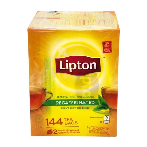 Lipton Lipton Decaf Tea Bag Decaffeinated Tea Single Serve Tea At