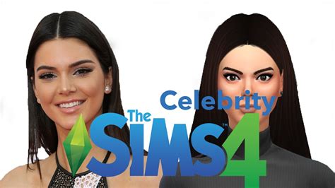 I Made Kendall Jenner Cas The Sims 4 Youtube