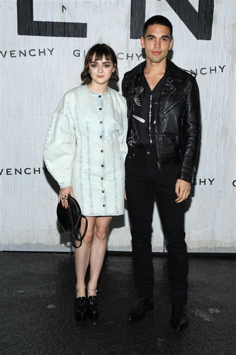 Maisie Williams And Reuben Selby At Givenchys Paris Fashion Week Show