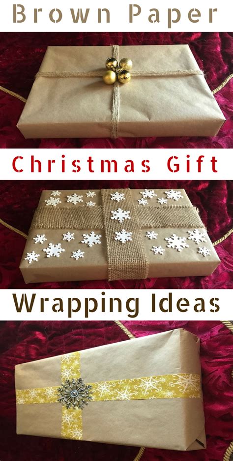 Brown Paper Christmas T Wrapping Ideas Prudent Penny Pincher