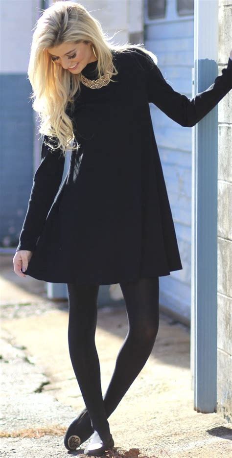 Dresses With Black Tights The Ultimate Fashion Trend In 2023