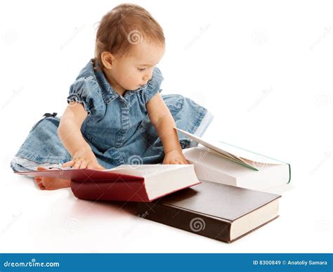 Reading Stock Image Image Of Isolated Baby Childhood 8300849