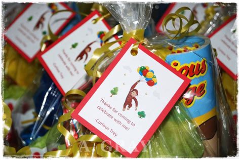I love you honey bunny and baby bunny easter basket gift set. DIY Curious George Birthday Party Gift Bag Tags. | Curious ...