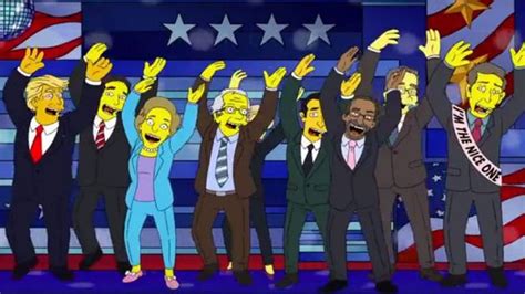 I Simpson Sbeffeggiano Le Elezioni Americane In The Debateful Eight