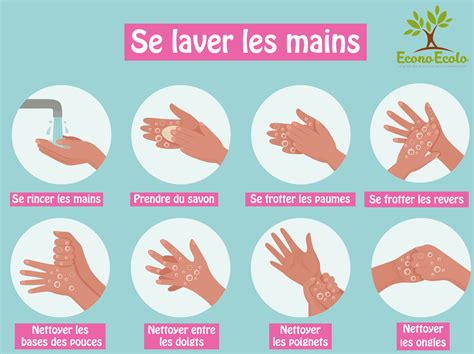 Se Laver Les Mains Avec Du Savon Hygiène Des Mains Lave Main Lavage