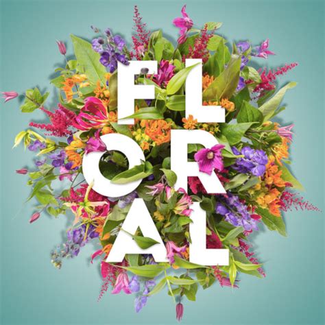 How To Create A Layered Floral Typography Text Effect In Adobe Photoshop