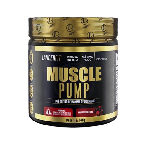 Muscle Pump 240g Landerfit Corpo And Vida Suplementos Alimentares E