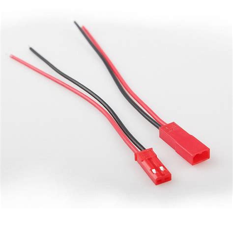 Female Connector Plug Cable Wire Line 110mm Red Flyingmachines