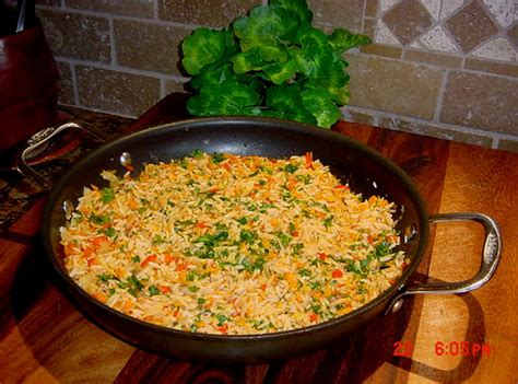 Orzo And Rice Pilaf Bonnie S Recipe Just A Pinch Recipes