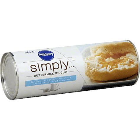 Nutrition facts for pillsbury, refrigerated dough, artificial flavor, buttermilk biscuits, recommended daily values and analysis. Pillsbury Simply Buttermilk Biscuit - 10 CT | Refrigerated ...