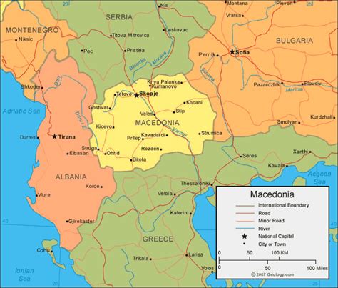 Macedonia Map