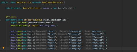 As my previous post about creating android music player was getting a lot of traction, i figured it's about time to do a rewrite as the previous one is ages old and there have been a lot of improvements and better apis on android for supporting music since then. java - How to pass only 1 element to ArrayAdapter and make sure it only displays unique items ...